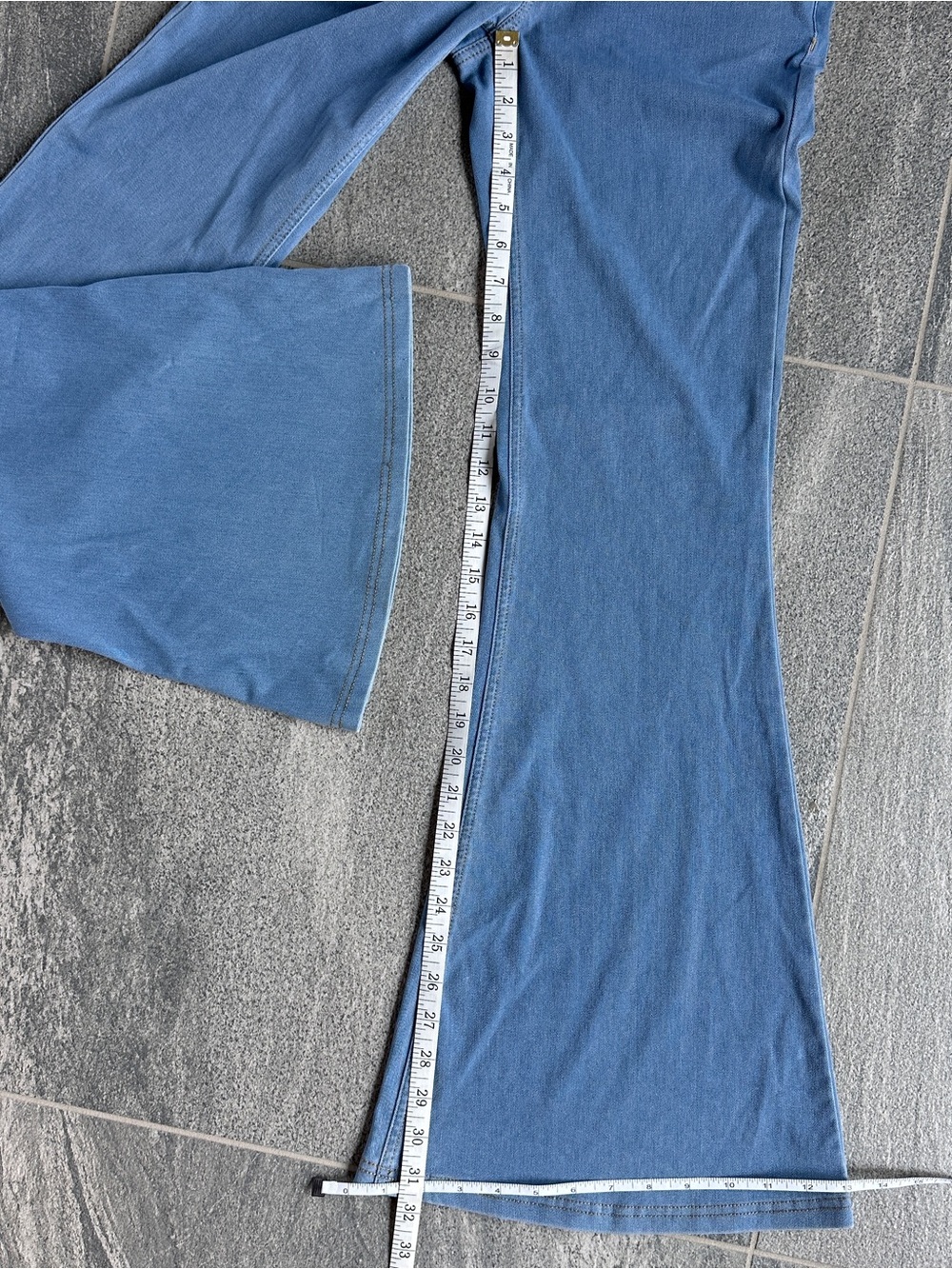 Halara Flex High Waisted Crossover Pocket InstantCool Washed Casual Jeans M 8/10 - Picture 14 of 16